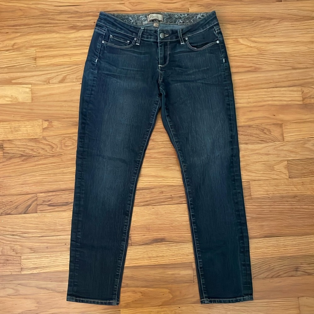 PAIGE Roxy Crop Jeans DARK WASH SZ 29 NWOT